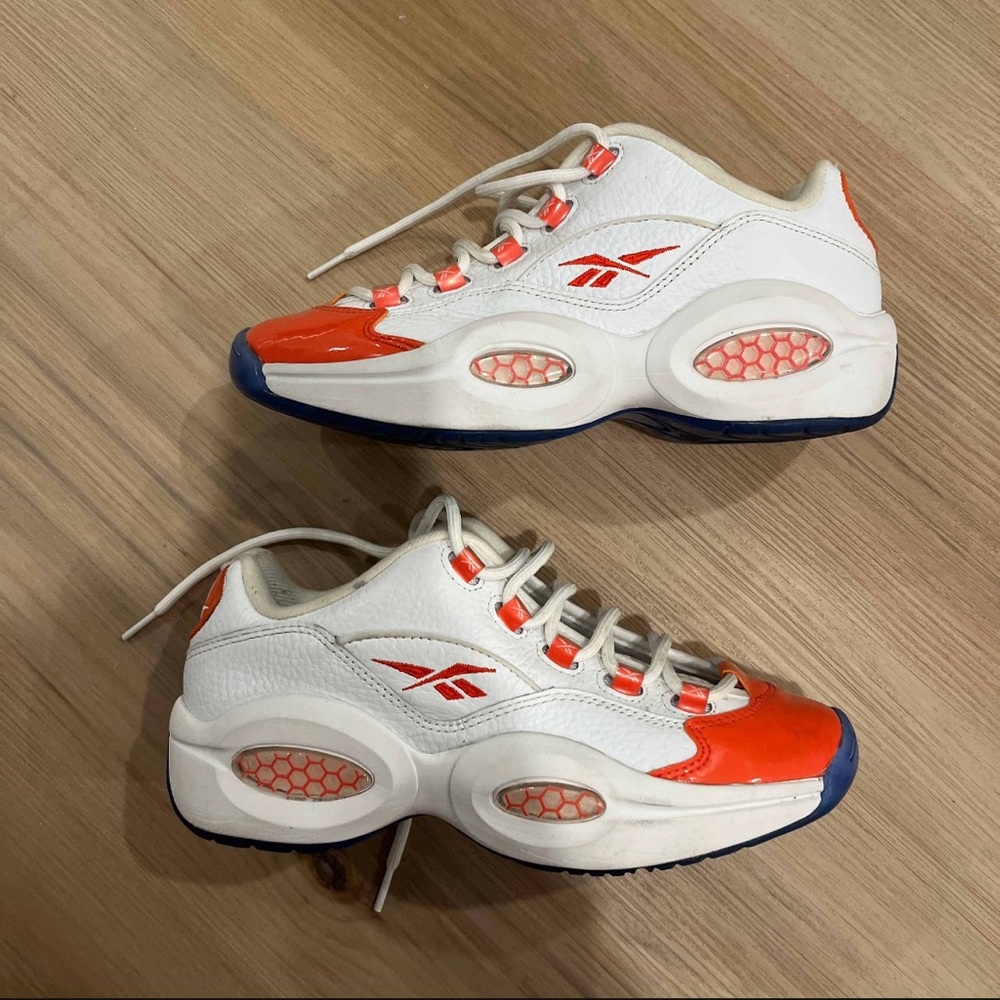 Reebok Question Patent Low J Vivid Orange